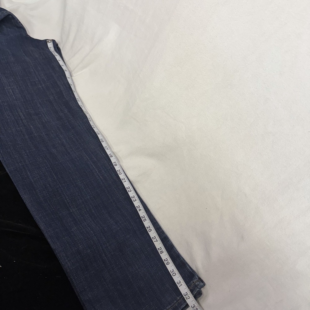 Lee Women's Blue Relaxed Fit Straight Leg Mid Rise Jeans Plus Sz 16/18 - Picture 11 of 13